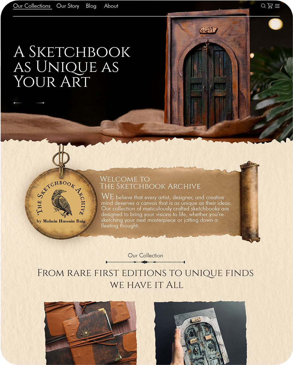The Sketchbook Website